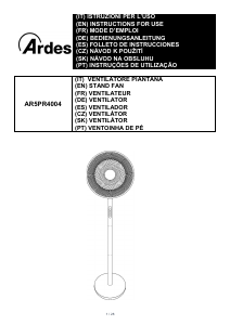 Manual de uso Ardes AR5PR4004 Ventilador