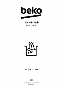 Manual BEKO HILW 64122 SWE Hob