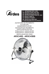 Manuál Ardes AR5C45BB Větrák