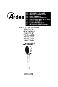 Manuale Ardes AR5CIR02 Ventilatore
