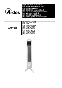 Manuál Ardes AR5T803 Větrák