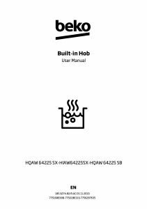 Manual BEKO HQAW 64225 SX Hob