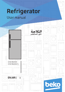 Manual BEKO DSE36000 Fridge-Freezer