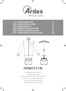 Bruksanvisning Ardes ARMST01M Handhållen steamer