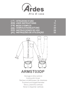 Manual Ardes ARMST03DP Garment Steamer