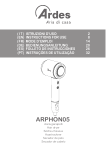 Bruksanvisning Ardes ARPHON05 Hårtork