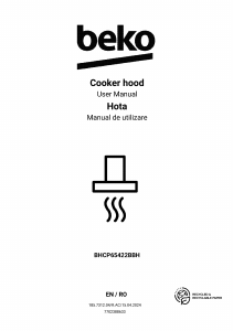 Manual BEKO BHCP65422BBH Hotă