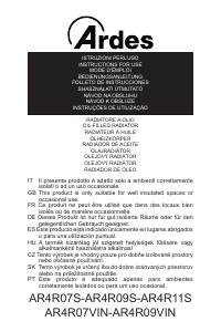 Manual Ardes AR4R07VIN Aquecedor