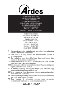 Manuale Ardes AR4R07M2 Termoventilatore
