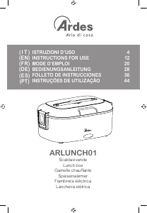 Manuale Ardes ARLUNCH01 Scaldavivande portatile