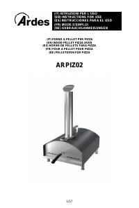 Bruksanvisning Ardes ARPIZ02 Pizzaugn