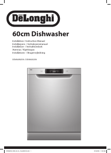 Brugsanvisning DeLonghi DDW60X25N Opvaskemaskine