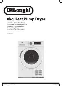 Brugsanvisning DeLonghi DHP8W25N Tørretumbler
