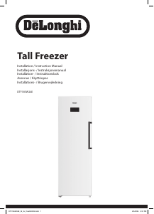 Käyttöohje DeLonghi DTF185W24E Pakastin