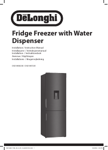 Bruksanvisning DeLonghi DSD186T23E Kyl-frys