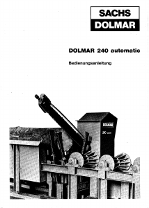 Bedienungsanleitung Dolmar 240 automatic Kettensäge