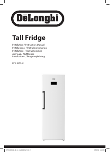 Käyttöohje DeLonghi DTR185W24E Jääkaappi