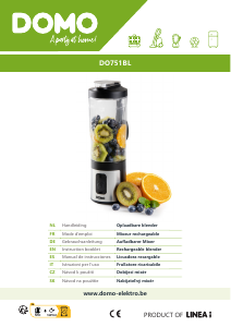 Manuál Domo DO751BL Mixér