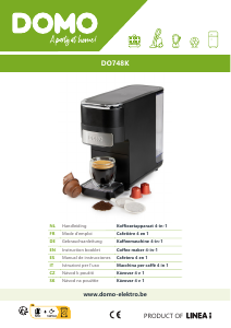 Manuale Domo DO748K Macchina da caffè