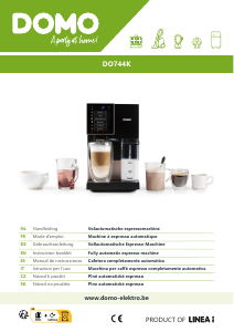 Manuale Domo DO744K Macchina da caffè