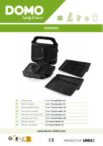 Handleiding Domo DO9290C Contactgrill
