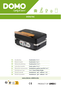Manuale Domo DO9278C Grill a contatto