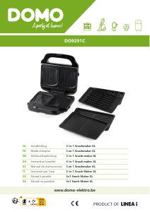 Handleiding Domo DO9291C Contactgrill