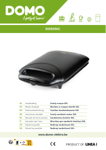 Manuale Domo DO9296C Grill a contatto