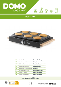 Handleiding Domo DO8717PN Crepemaker