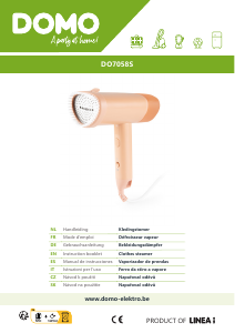 Mode d’emploi Domo DO7058S Défroisseur