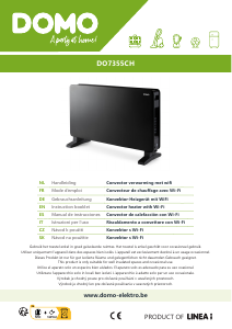 Manual de uso Domo DO7355CH Calefactor