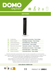 Manual de uso Domo DO7358H Calefactor