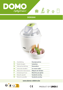 Manuale Domo DO9304I Macchina del gelato