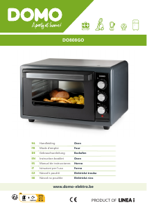 Manuale Domo DO808GO Forno