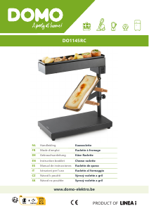 Manuál Domo DO1145RC Raclette gril
