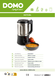 Handleiding Domo DO753BL Soepmaker