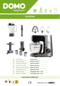 Bedienungsanleitung Domo DO9293KR Standmixer