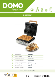 Manuale Domo DO9280W Macchina per waffle