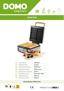 Manual Domo DO9273W Waffle Maker