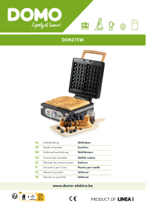 Bedienungsanleitung Domo DO9275W Waffeleisen