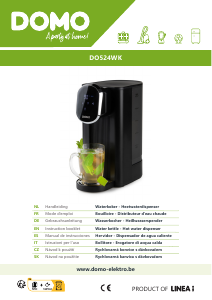 Manual de uso Domo DO524WK Dispensador de agua