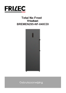 Bedienungsanleitung Frilec BREMEN295-NF-040CDI Gefrierschrank