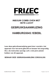 Handleiding Frilec HAMBURG5045.1EBEBL Oven