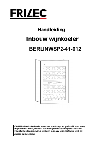 Bruksanvisning Frilec BERLINWSP2-41-012 Vinkyl