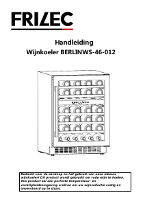 Bruksanvisning Frilec BERLINWS-46-012 Vinkyl