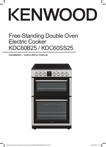 Bruksanvisning Kenwood KDC60B25 Spis