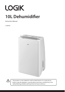 Manual Logik L10DH24 Dehumidifier