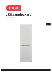 Käyttöohje Logik LNF186BW24D Jääkaappipakastin