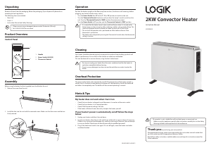 Handleiding Logik L20CHW25 Kachel
