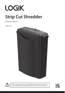 Manual Logik LSTRCUT25 Paper Shredder
